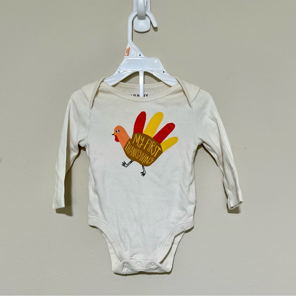 Old Navy First Thanksgiving Bodysuit, 3-6M